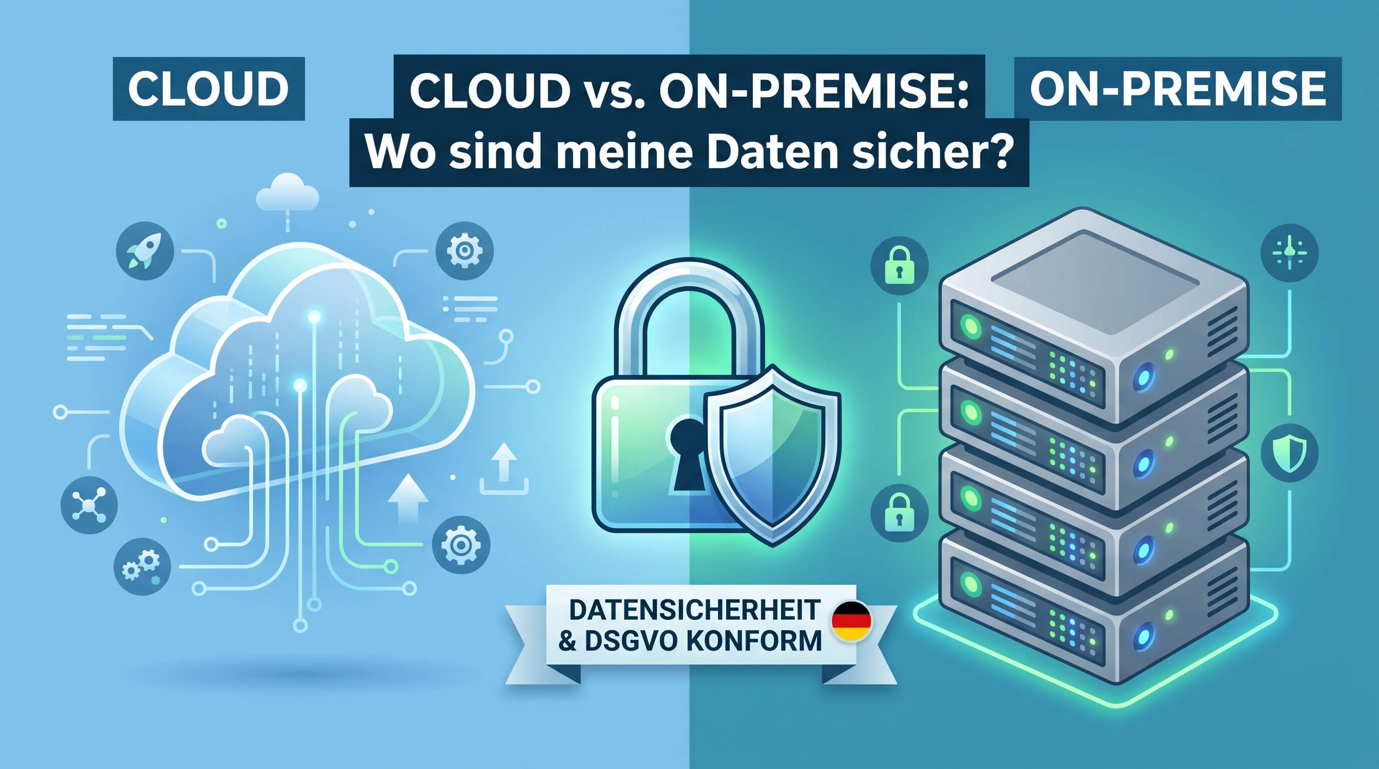 Cloud vs. On-Premise: Wo sind meine Daten sicher?